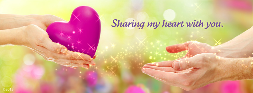 Sharing my heart with you